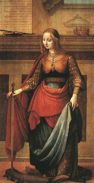 Painting of Catherine of Alexandria